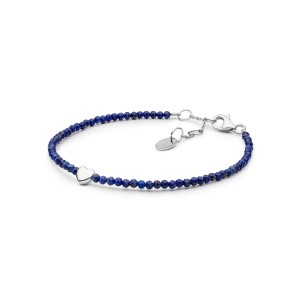 Bratara lapis lazuli cu inima de argint DiAmanti 242-03B-G (Argint 925‰ 1,1 g.)